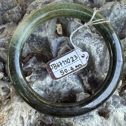 JB6711023 หยก พม่า แท้ Jade กำไลหยก 50.4 มม. (Jadeite bracelet) พม่า (Myanmar)