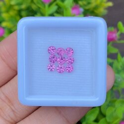 พลอย เพทาย Natural Zircon 1.00 กะรัต (Cts.) 9 เม็ด (Pcs.) พลอยแท้ อัญมณีมงคลประจําวันเกิด เครื่องประดับพลอย