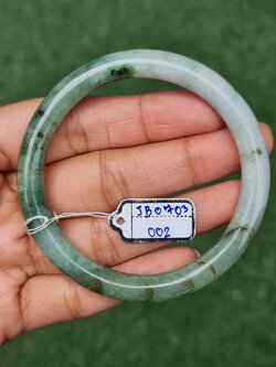 JB0703-002 หยก พม่า แท้ Jade กำไลหยก (Jadeite bracelet) พม่า (Myanmar) 57.2 มม.