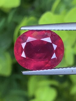 Ruby Sapphire 5.30 Cts. Natural Sapphire พลอยแท้ อัญมณีมงคลประจําวันเกิด เครื่องประดับพลอย
