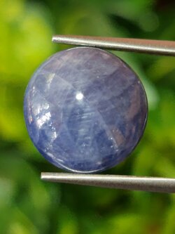 พลอย ไพลิน Blue Sapphire 15.58 กะรัต (Cts.) ดิบ (Unheated) พลอยแท้ อัญมณีมงคลประจําวันเกิด เครื่องประดับพลอย