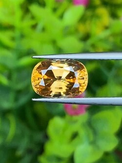 พลอย เพทาย Natural Zircon 5.00 กะรัต (Cts.) พลอยแท้อัญมณีมงคล ประจําวันเกิด เครื่องประดับพลอย