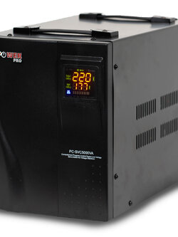 เครื่องควบคุมแรงดันไฟฟ้าอัตโนมัติ รุ่น PC-SVC 5000Va