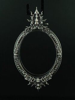 (แบบที่5.1) กรอบเนื้อไวท์บรอนซ์รมซาติน สำหรับองค์พระขนาด ความสูง 3.1 เซนติเมตร ความกว้าง 2.6 เซนติเมตร