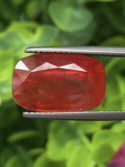 พลอย ซองเจีย แซฟไฟร์ Songea Sapphire 10.57 กะรัต (Cts.) พร้อมใบเซอร์ พลอยแท้ อัญมณีมงคลประจําวันเกิด เครื่องประดับพลอย