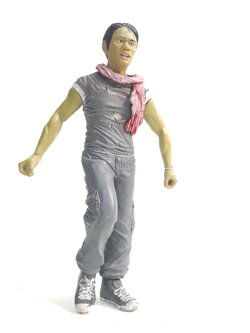 มือ2 มีหลายภาพ ฟิกเกอร์ จา พนม ต้นยำกุ้ง Tony Jaa,Tom Yum Goong ขนาดตามรูป ขาดกระดูกช้าง มือสองตามสภาพ มีรอยบ้าง เก่าเก็บ