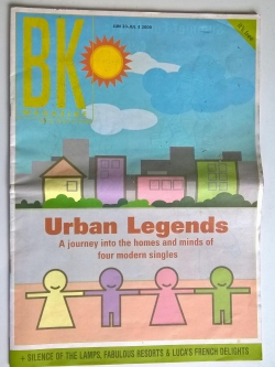ขายนิตยสารเก่าสะสม FREE MAGAZINE-BK Magazine,Asia City Living,Jun 20-Jul 3 2003,Urban Legends,A Journey into the homes and minds of four modern singles,Silence of the lamps,faboulous resorts&luca'sFrench delights