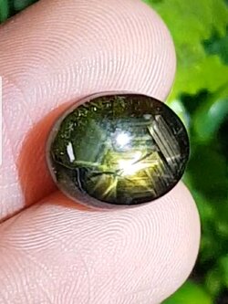 พลอย โกลด์ สตาร์ แซฟไฟร์ Gold Star Sapphire 9.13 กะรัต (Cts.) ดิบ Unheated พร้อมใบเซอร์ พลอยแท้ อัญมณีมงคลประจําวันเกิด เครื่องประดับพลอย