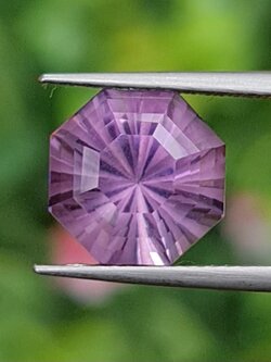 พลอย อเมทิส Amethyst 4.68 กะรัต (Cts.) พลอยแท้ อัญมณีมงคลประจําวันเกิด เครื่องประดับพลอย