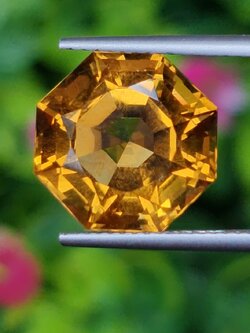 พลอย ซิทริน Citrine 7.82 กะรัต (Cts.) พลอยแท้ อัญมณีมงคลประจําวันเกิด เครื่องประดับพลอย