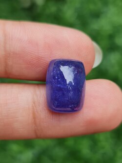 พลอย แทนซาไนท์ Tanzanite 11.69 กะรัต (Cts.) พลอยแท้ อัญมณีมงคลประจําวันเกิด เครื่องประดับพลอย