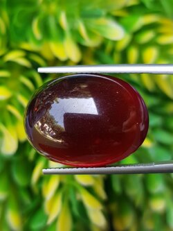 พลอย เฮลโซไนท์ การ์เน็ท Hessonite Garnet 33.52 กะรัต (Cts.) ดิบ Unheated พลอยแท้อัญมณีมงคล ประจําวันเกิด เครื่องประดับพลอย