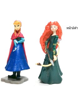 ฟิกเกอร์ ยางตัน ขนาด 2.5 -3นิ้ว แอนนา จากเรื่อง frozen และ เมอริด้า จากเรื่อง brave สภาพดี เมอริด้า มีรอยเลอะที่หน้าเล็กน้อย พิจารณาก่อนซื้อ ขายเหมา2ตัวไม่แยก
