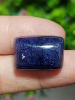 พลอย ไพลิน Blue Sapphire 48.63 กะรัต (Cts.) พลอยแท้ อัญมณีมงคลประจําวันเกิด เครื่องประดับพลอย