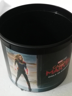 ถังข้าวโพดโรงหนัง มาร์เวล Marvel's Studio, กัปตันมาร์เวล, Captain Marvel, only in Cinemas 2018 Marvel**ไม่มีหูหิ้ว