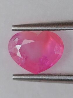 พลอย ชมพู พิ้ง แซฟไฟร์ Pink Sapphire 1.32 กะรัต (Cts.) พลอยแท้ อัญมณีมงคลประจําวันเกิด เครื่องประดับพลอย