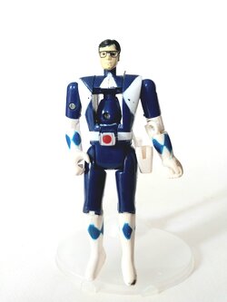 มีหลายภาพ, ของมีตามภาพ กดเข็มขัดไม่เด้ง ต้องพับเอง ,ตุ๊กตาแปลงร่าง บลูเรนเจอร์ จากขบวนการ์ เเพาเวอร์เรนเจอร์ ขนาดตามรูป แปลงร่างได้