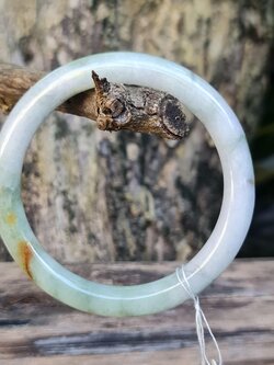 JB6711065 หยก พม่า แท้ Jade กำไลหยก 51.1 มม. (Jadeite bracelet) พม่า (Myanmar)