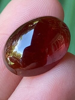 พลอย สเปสซาร์ไทต์ Spessartite Garnet 13.17 กะรัต (Cts.) ดิบ Unheated พลอยแท้ อัญมณีมงคลประจําวันเกิด เครื่องประดับพลอย