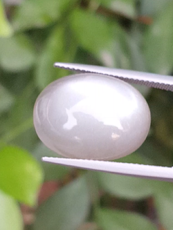 พลอย มุกดาหาร มูนสโตน moonstone 16.70 กะรัต (Cts.) พลอยแท้ อัญมณีมงคลประจําวันเกิด เครื่องประดับพลอย