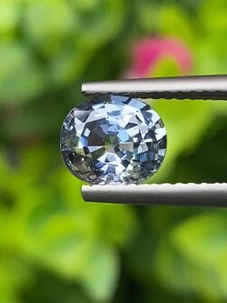 พลอย ไพลิน Blue Sapphire 1.45 กะรัต (Cts.) พลอยแท้ อัญมณีมงคลประจําวันเกิด เครื่องประดับพลอย