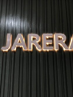 ป้ายอักษรเเสตนเลสสีเงิน ไฟออกหลัง