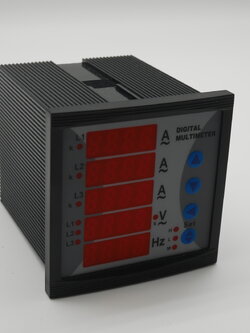 380Vac 3 เฟส มัลติโวลต์มิเตอร์ดิจิตอล (72x72)