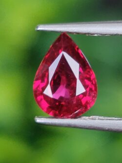 พลอย ทับทิม Ruby sapphire 0.95 กะรัต พลอยแท้ อัญมณีมงคลประจําวันเกิด เครื่องประดับพลอย