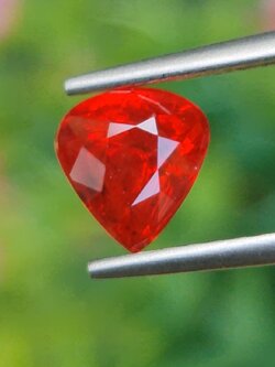 พลอย ทับทิม ซองเจีย Songea Ruby Sapphire 2.06 กะรัต (Cts.) พร้อมใบเซอร์ (With Certificate) พลอยแท้ อัญมณีมงคลประจําวันเกิด เครื่องประดับพลอย