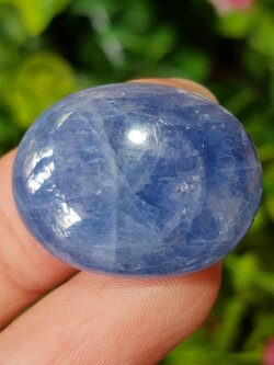 พลอย ไพลิน Blue Sapphire 48.31 กะรัต (Cts.) ดิบ (Unheated) พลอยแท้ อัญมณีมงคลประจําวันเกิด เครื่องประดับพลอย