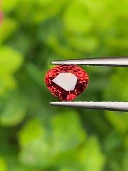 พลอย ทับทิม ซองเจีย (Songea Ruby Sapphire) 1.01 กะรัต (Cts.) พร้อมใบเซอร์ พลอยแท้ อัญมณีมงคลประจําวันเกิด เครื่องประดับพลอย