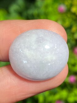 หยกพม่าเจียรนัย (Burmese jade ) 26.26 กะรัต หยกพม่า (jadeite)