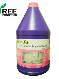 ผลิตภัณฑ์น้ำยาล้างห้องน้ำ สูตรพรีเมี่ยม สีม่วง กลิ่นลาเวนเดอร์ (Toilet Cleaner) ทรีพลัส 3.8 / 20 ลิตร