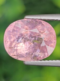 พลอย ทัวร์มารีน (Pink Tourmaline) 6.00 กะรัต (Cts.) อัญมณีมงคลประจําวันเกิด เครื่องประดับพลอย