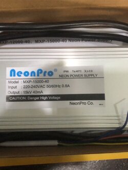 หม้อแปลงไฟนีออนไลท์/นีออนดัด 15kv สำหรับใช้กับหลอดไฟนีออนดัด