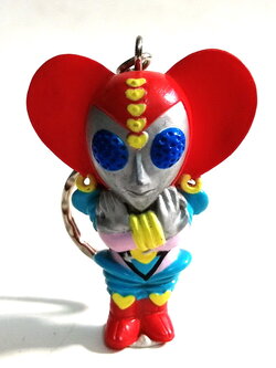 ของสะสม พวงกุญแจบิจินเดอร์ Bijinder ตัวละครในคิไคเดอร์01 Kikaider ขนาดสูง7ซม. ไม่รวมพวงกุญแจ ทำจากพลาสติกตันลงสีสำเร็จสีสวยสดงดงามไม่ลอกไม่เยิ้ม สภาพสะสมเก่าเก็บรักษาสภาพดี