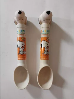 งานเก่าแกะแพ็คเพื่อถ่ายรูป มีตำหนิตามภาพ พิจารณาก่อนซื้อ, ช้อนตักไอศครีม สกู๊ปตักไอติม ลายสนู๊ปปี้ Snoopy พร้อมหัวสนู๊ปปี้ ของเก่าสะสม