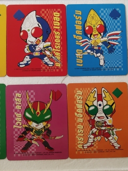 ของสะสม การ์ด คาเมนไรเดอร์เบลด ลายเส้นการ์ตูนแบบ SD จำนวน 7ใบ ไม่ซ้ำแบบ สภาพใหม่ เก่าเก็บ ขนาด 3.5นิ้ว X 4 นิ้ว