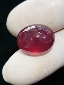 พลอย ทับทิม Ruby sapphire 32.05 กะรัต (Cts.) พลอยแท้ อัญมณีมงคลประจําวันเกิด เครื่องประดับพลอย