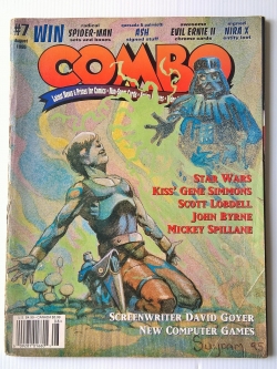 ขายนิตยสารการ์ตูนเก่า ฉบับภาษาอังกฤษ COMBO#7 August 1995 ในเล่ม radical SPIDER-MAN sets and boxes quesada &palmiotti ASH signed stuff awesome EVIL ERNIE II chrome cards signed NIRA X entity loot STAR WARS KISS' GENE SIMMONS SCOTT LOBDELL JOHN BYRNE M