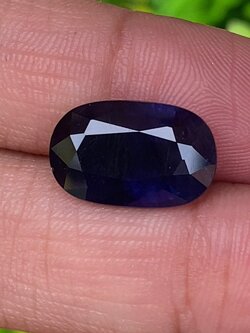 Reserved / ไพลิน (Blue Sapphire) 8.47 กะรัต (Cts.) พลอยแท้ อัญมณีมงคลประจําวันเกิด เครื่องประดับพลอย