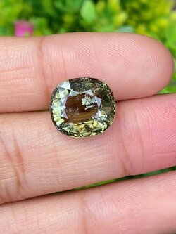 พลอย ทัวร์มารีน (Rubellite Tourmaline) 7.2 กะรัต (Cts.) อัญมณีมงคลประจําวันเกิด เครื่องประดับพลอย