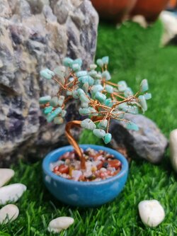 ต้นไม้หินอมาโซไนท์ ต้นไม้มงคล หินมงคลจากธรรมชาติ ต้นไม้อัญมณีแท้ เสริมดวง มีพร้อมส่ง