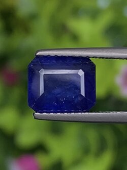 ไพลิน (Blue Sapphire) 2.49 กะรัต (Cts.) พลอยแท้ อัญมณีมงคลประจําวันเกิด เครื่องประดับพลอย