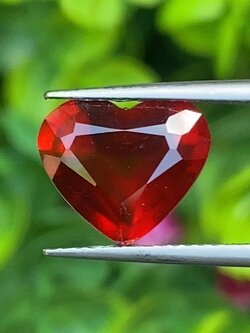 พลอย เฮลโซไนท์ การ์เน็ท Hessonite Garnet 3.79 กะรัต (Cts.) ดิบ Unheated พลอยแท้อัญมณีมงคล ประจําวันเกิด เครื่องประดับพลอย