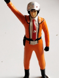 ของสะสม แคนดี้ทอย จากภาพยนต์อุลตร้าแมน Ultraman , ชิน ฮายาตะ Shin Hayata ใส่ชุดหน่วยวิทยะ