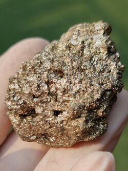 ก้อนผลึก ไพไรท์ Raw Rough Pyrite 58.0 กรัม (Grams) พลอยแท้ อัญมณีมงคลประจําวันเกิด เครื่องประดับพลอย