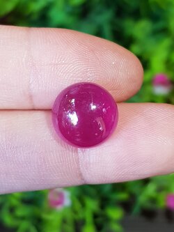 พลอย ทับทิม (Ruby Sapphire) 15.23 กะรัต (Cts.) พลอยแท้ อัญมณีมงคลประจําวันเกิด เครื่องประดับพลอย