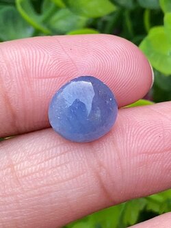 พลอย ไพลิน Blue Sapphire ดิบ (Unheated) พลอยแท้ อัญมณีมงคลประจําวันเกิด เครื่องประดับพลอย