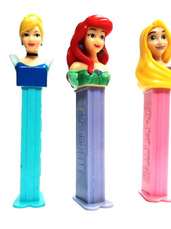 ของสะสม PEZ ชุดเจ้าหญิงดิสนีย์ ซิลเดอเรลล่า, ราพันเซล, แอเรียล **แอเรียลมีตำหนิเล็กน้อยตามภาพ